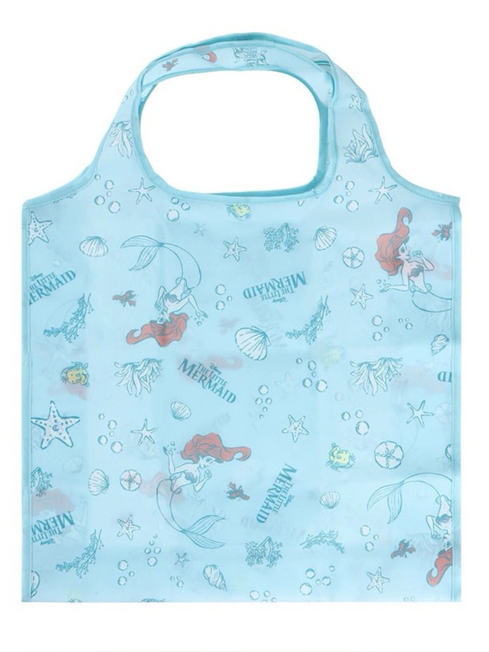 BNWT Japan Disney The Little Mermaid Ariel Foldable Shopping Bag
